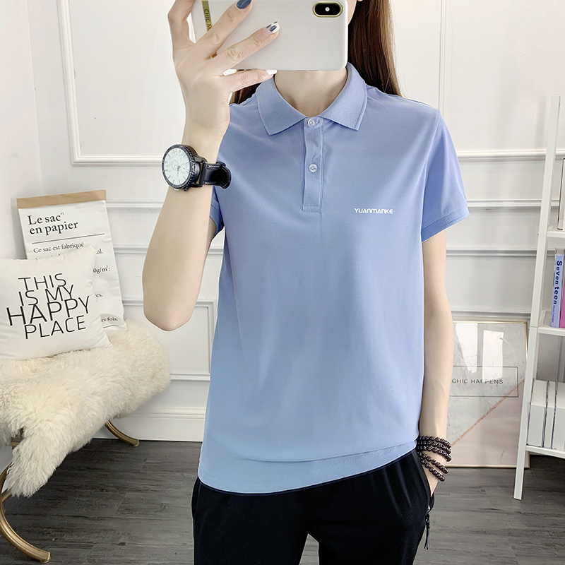Youth Polo Shirt Short-Sleeved Ice Silk Poli Shirt Pl Top Quick-Drying T-Shirt Paolo Sportswear for Women and Men