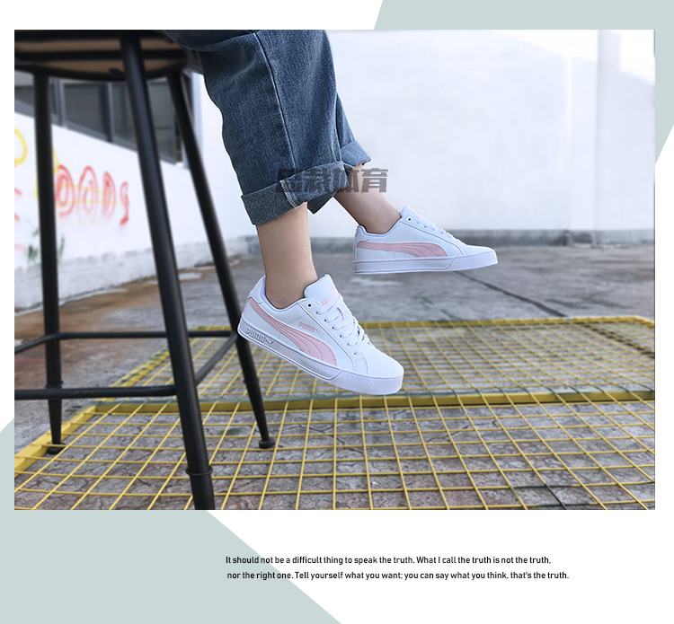 Puma giày thể thao màu hồng đen trắng giày nam và nữ giày trắng 359622-15-05 giày thể thao nữ màu đen