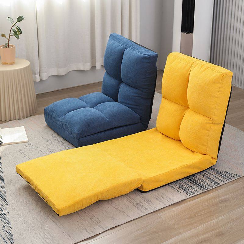 Lazy sofa tatami single bay window bed back cute bedroom single small sofa folding chair home