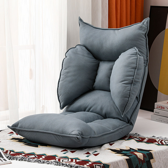 Lazy sofa Japanese-style folding dormitory bed backrest chair legless small chair bay window low reclining chair tatami seat