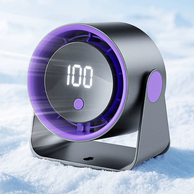 厨房风扇壁挂式小风扇2026新款免打孔挂墙上制冷空调扇厕所卫生间家用电风扇usb充电桌面静音电扇便携式台扇