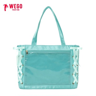 WEGO丝带痛包小食量S少女单肩包可爱