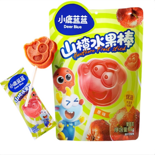 小鹿蓝蓝婴幼儿山楂水果棒宝宝果肉条安全0添加儿童零辅食A
