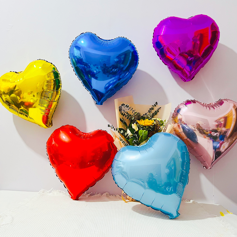 Love Pentagonal Star Aluminum Foil Balloon Girlfriend Happy Birthday Surprise Confession Proposal Decoration New Year Scene Layout