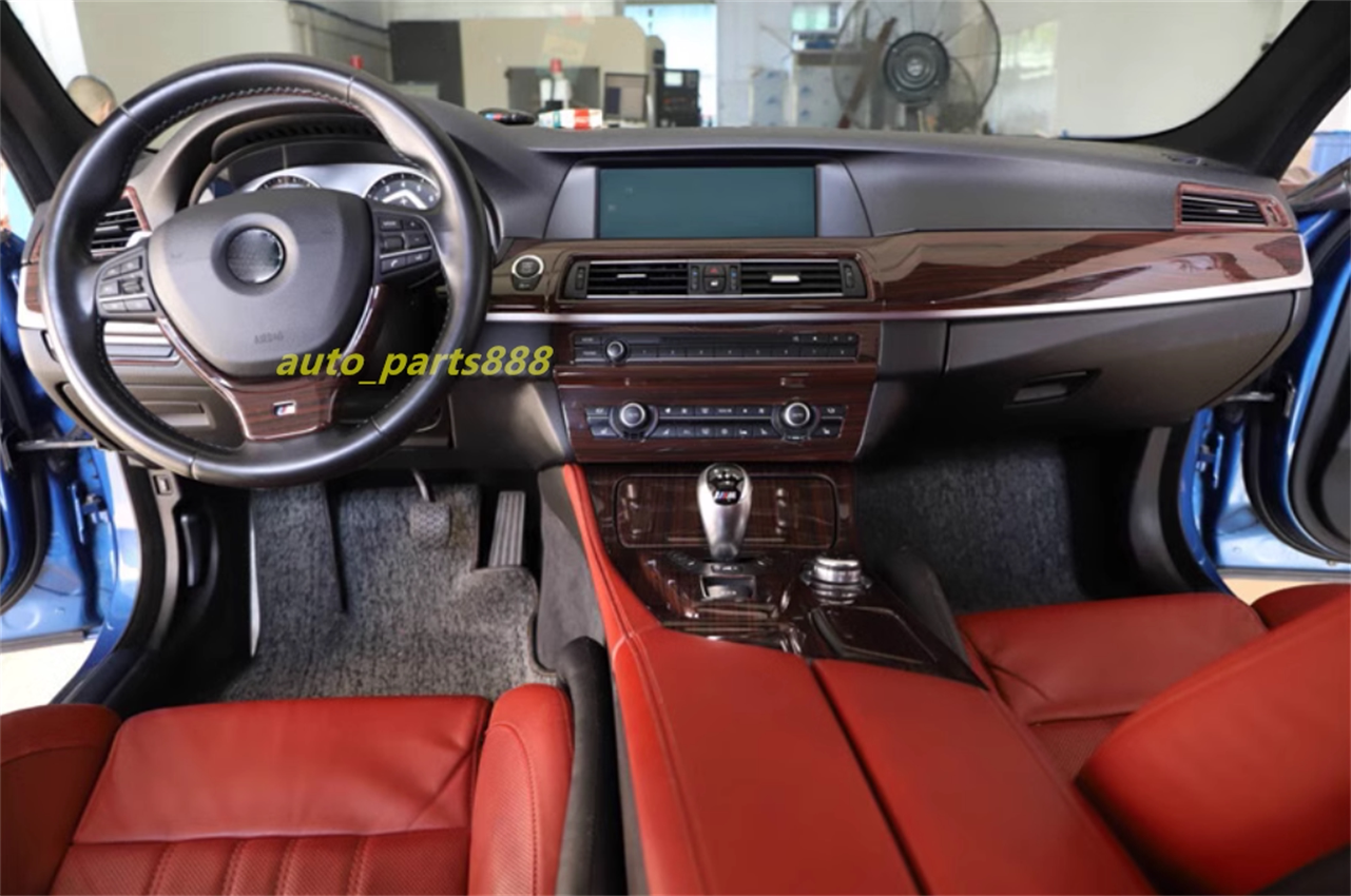 For BMW F10 M5 2012-14 Peach Wood Grain Interior Decoration Full