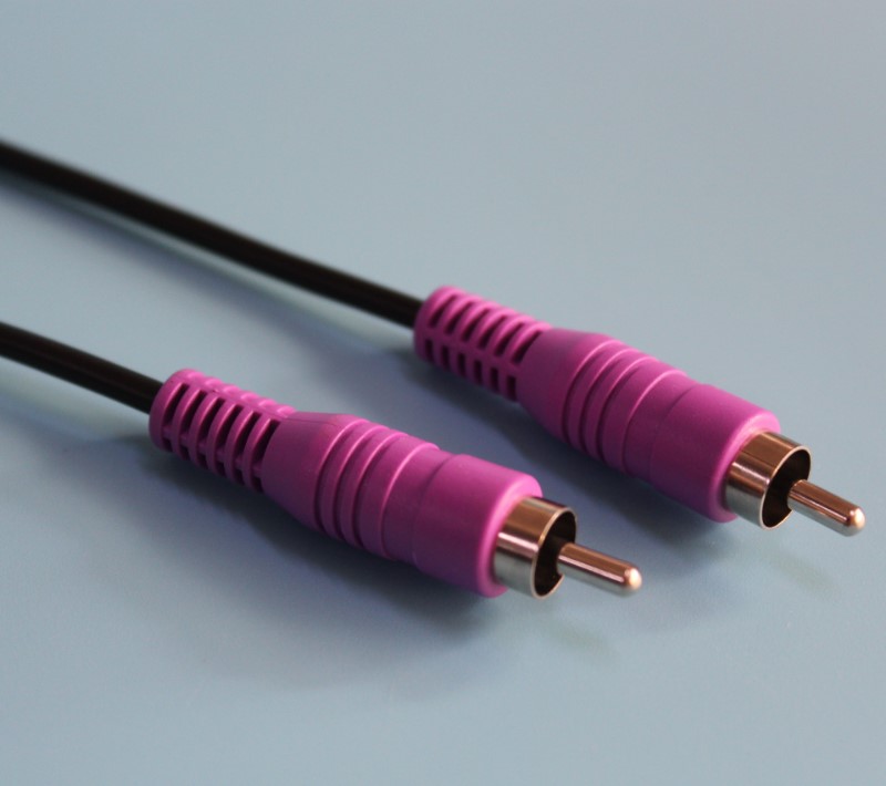 Digital coaxial audio line power amplifier Low sound gun line RCA lotus connecting line High fidelity 5 1 channel SPDIF