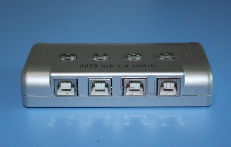 Clear promotion MT-SW241-CH 4 port Automatic USB Printer Sharer Switch 4 in 1 out of wiring