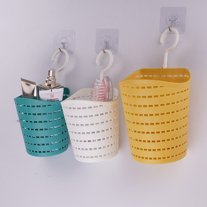 Round Hanging Basket, Wall-Mounted, No-Drill Storage Basket, Miscellaneous Storage Basket, Stackable Storage Basket, Flower Stand, Potted Plant Basket