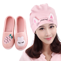 Confinement shoes hats and socks maternity soft soles pregnant womens postpartum spring and autumn bags and slippers August 9 summer thin thick soles