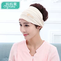 Головная шарф-цвета хлопка коричневый