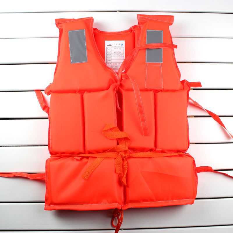 Xinjiang straight hair life jacket Adult reflective life jacket Strong risk life buoy Fishing snorkeling thickened vest foam