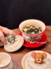 Tom and Jerry Ceramic Gaiwan Cartoon Tea Set Gift Box Gift Bag Set Office Tea Cup Internet-Famous Tea Drinking Cup