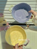 Cute Girly Double-Eared Ceramic Soup Bowl 2025 New High-Value Instant Noodle Bowl, Snail Noodle Bowl, Fruit Salad Bowl
