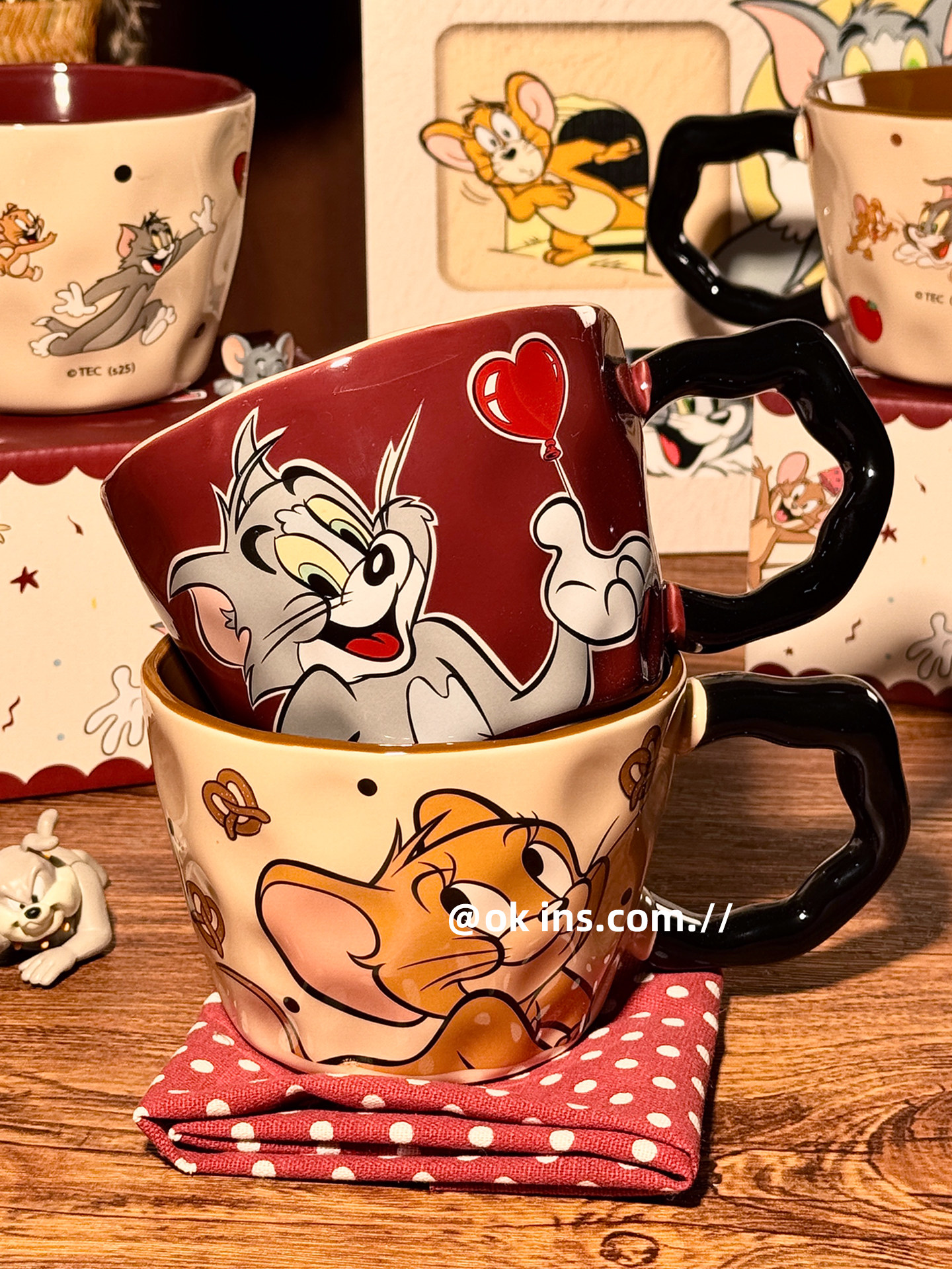 Tom and Jerry Ceramic Cup Mug Home Drinking Cup Office Milk Cup Coffee Cup Cute Breakfast Cup