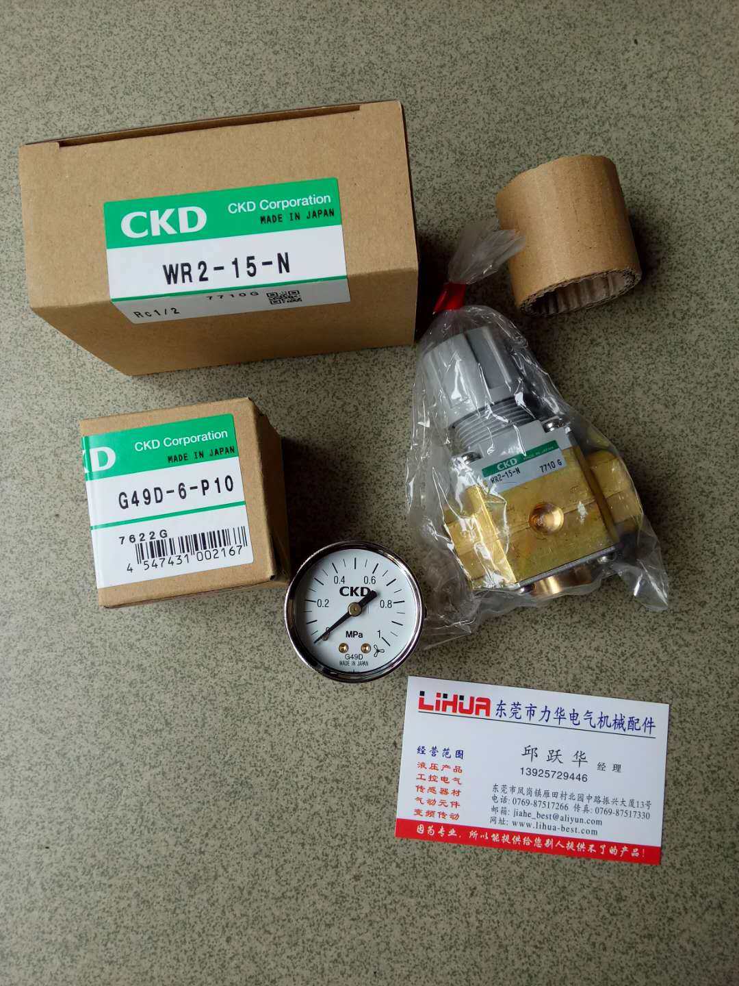 CKD Water Use of Pressure Pressure Valve WR2-15-N-G