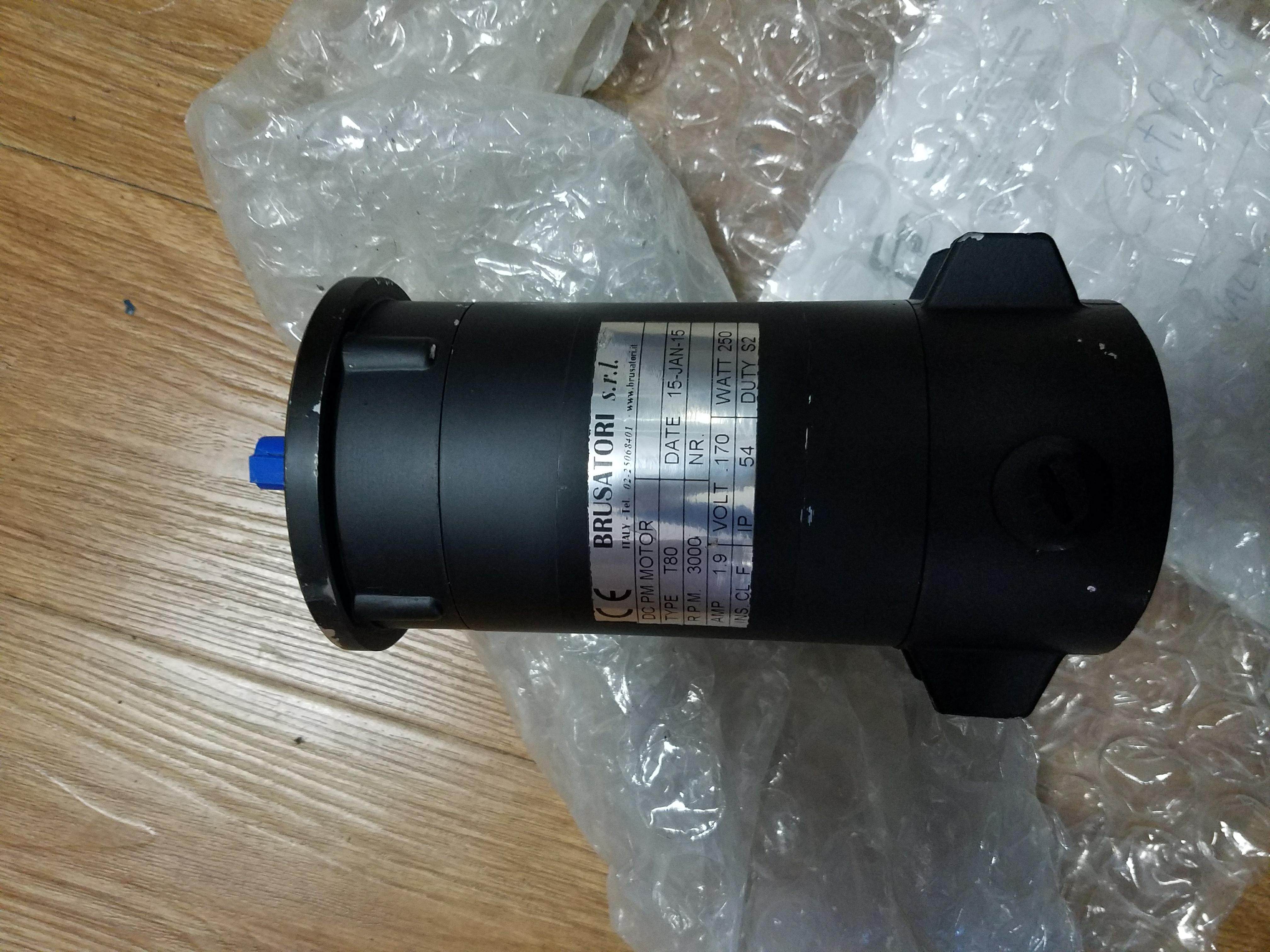 Italy BRUSATORI DC motor T80 Italpresse die casting machine accessories