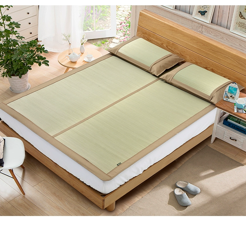 Huasheng mat 1,8m giường dày tự nhiên Lancome mat 1,5 m giường đôi có thể gập lại rồng lông mày mat 1.2 - Thảm mùa hè