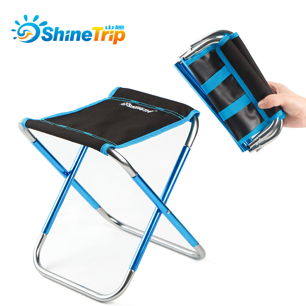 Outdoor ultralight folding stool 7075 aluminum alloy fishing write birth chair portable train stool camping Mazar barbecue stool