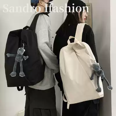 France Sandro Ifashion couple school bag men's large capacity high school college student backpack fitness backpack