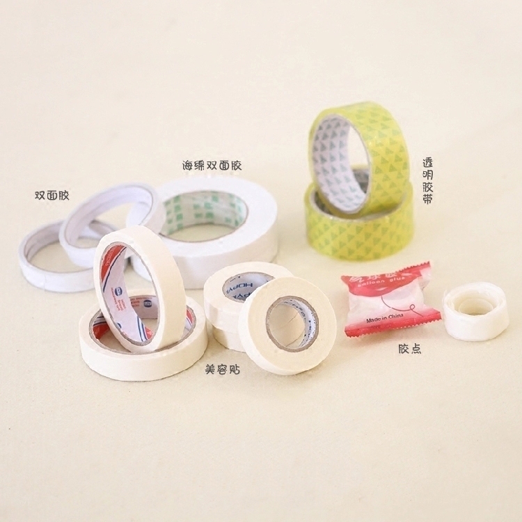 Non-trace balloon glue point paste wedding room balloon glue particle decoration happy word double-sided dispensing nano magic non-trace tape