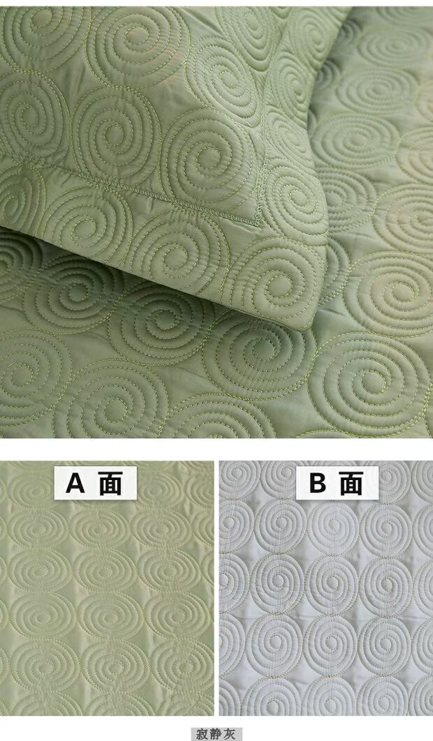 60 bông denim bông giường bông bao gồm bông bông quilting khăn trải giường dày ba mảnh - Trải giường ga giường everon
