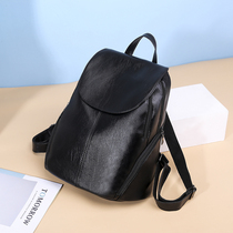 Double-layer large capacity simple shoulder bag female 2021 new Korean version of the wild fashion student backpack trend womens bag