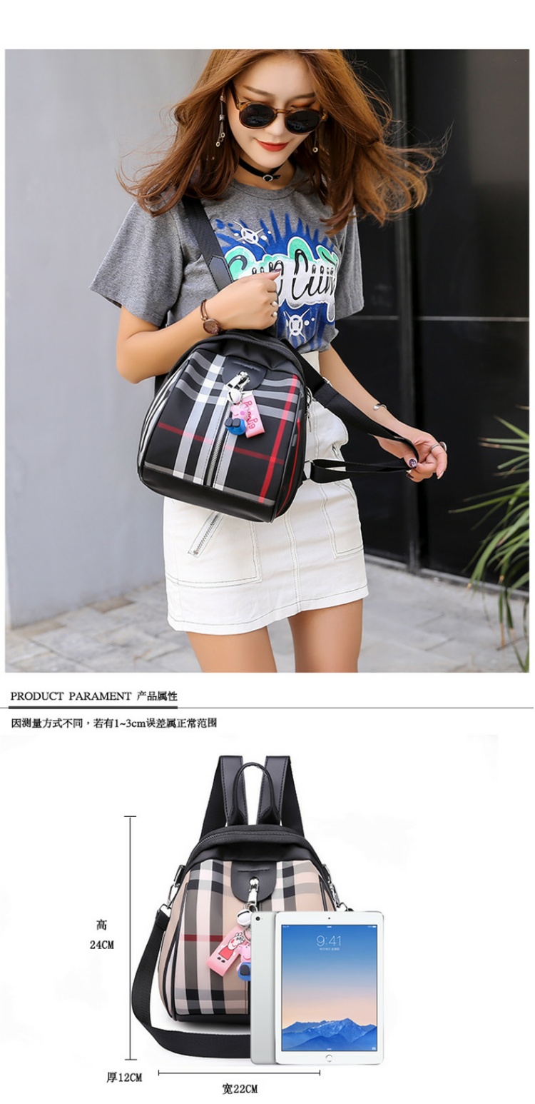 Túi đeo chéo nylon chống nước đôi nữ túi nhỏ 2019 phiên bản Hàn Quốc mới của túi thủy triều mini sử dụng túi xách ba lô mini - Ba lô balo da nam
