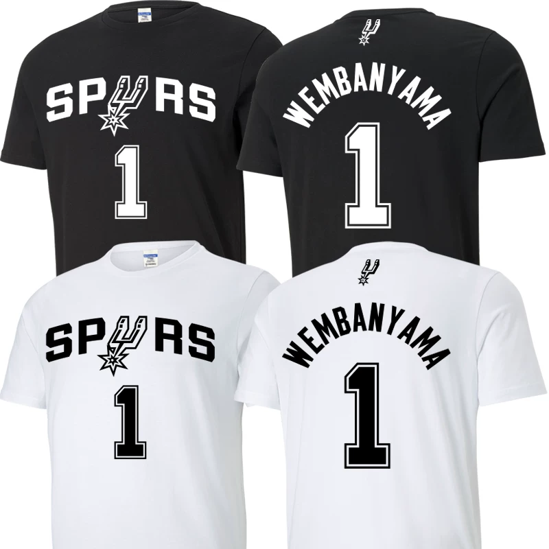 Duncan No. 21 Parker No. 9 Ginobili No. 20 Wenban Yama No. 1 No. 1 pick футболка с коротким рукавом