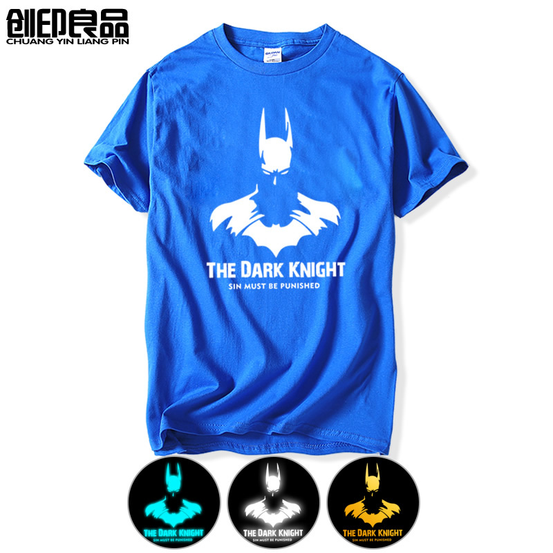 Batman Dark Knight Short-Sleeve T-Shirt Marvel Half-Sleeve Dc Youth Student Large Size Half-Sleeve Clothing Trendy Batman Dark Knight Short-Sleeve T-Shirt Marvel Half-Sleeve Dc Youth Student Large Size Half-Sleeve Clothing Trendy
