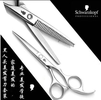 Imported steel haircut Scissors Beauty Hair Flat Cut Tooth Cut and thinner Cut Household Pet Scissors to trim Liu Hailer