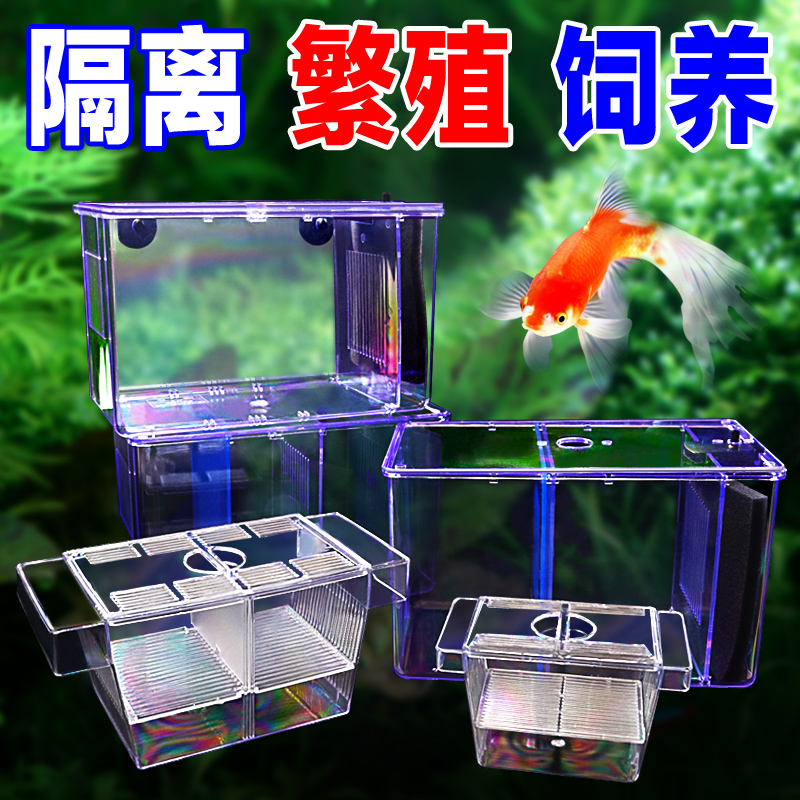 UP Fish Tank Bucket Fish Box Spacer Box Feeding Box Therapeutic Box Power Propagation Box Cylinder Exterior 4 Fit 1 1 Inner 2