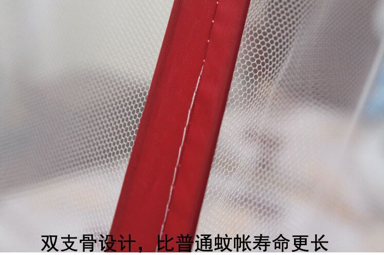 giường ký túc xá lưới 1,5m 1,2 m 1,8 m nhà gấp giường gắn lười biếng yurt miễn phí không đáy - Lưới chống muỗi màn chụp gấp gọn thông minh