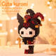 Cinnamon dog building blocks in series tiny particles assembled girls Sanrio gift toy Melody Kuromi