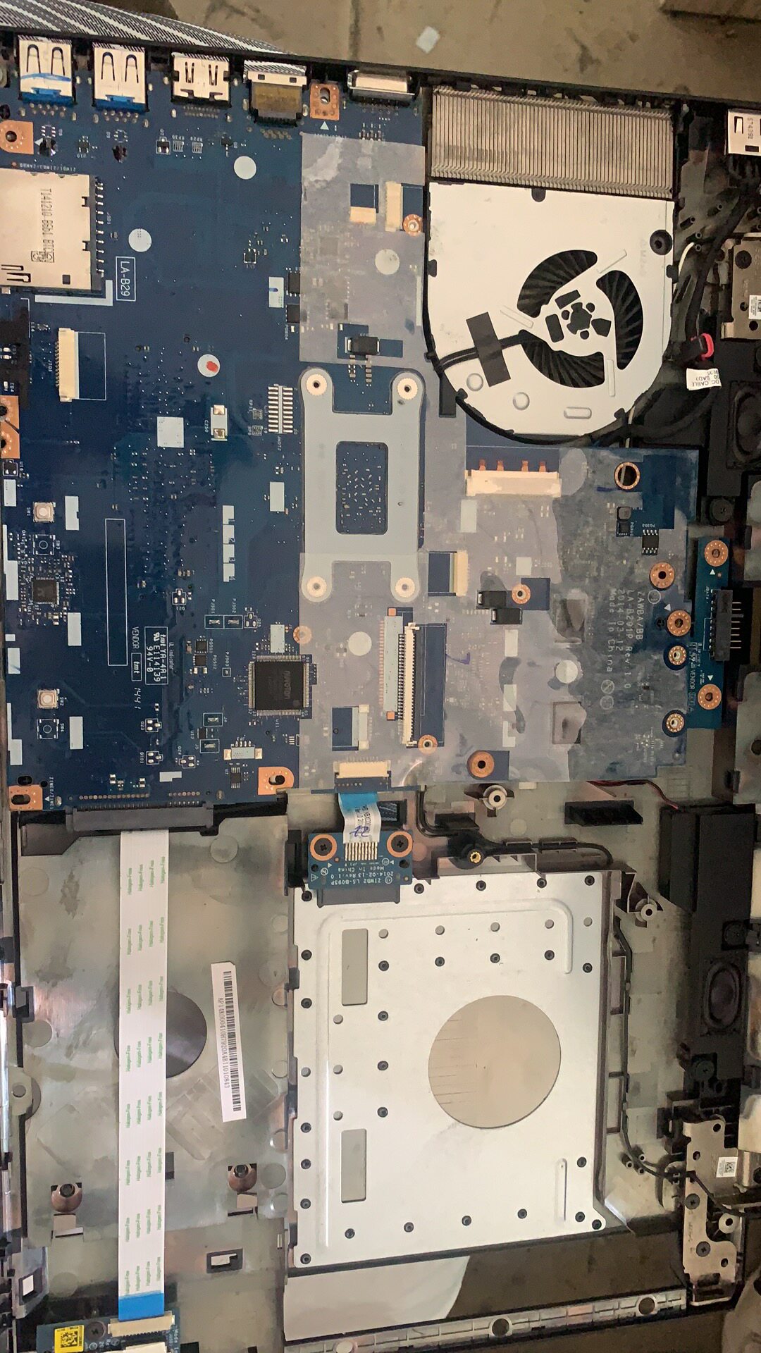 Lenovo Lenovo B50-45 N50-45 notebook motherboard LA-B291P motherboard independent A6