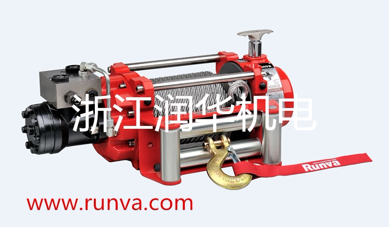 The Runva manufacturer direct sales Runva HWN10000I 10000 lbs clear-barrier car hydraulic winch car winch