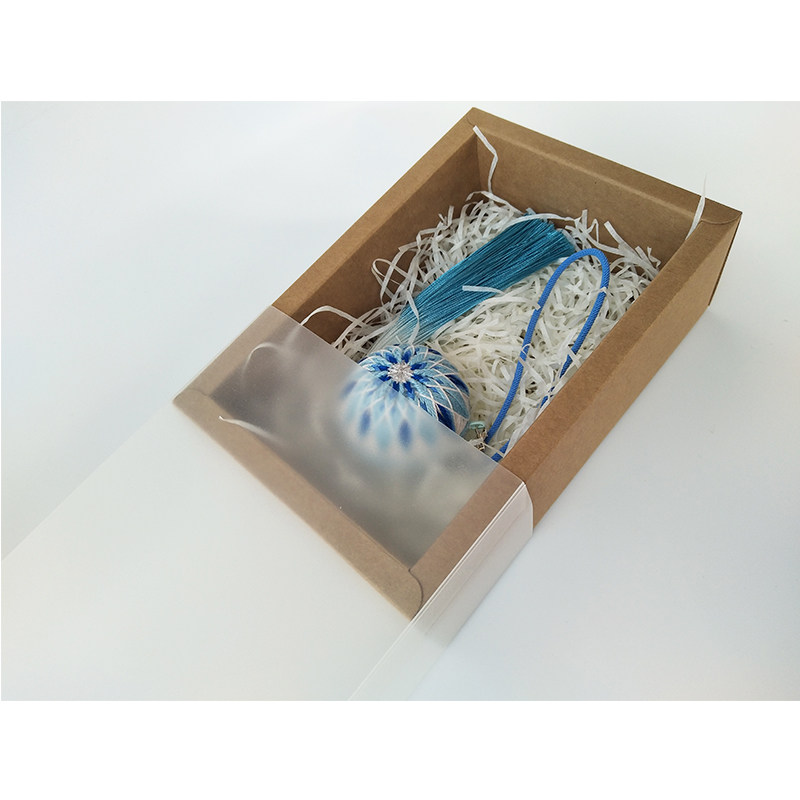 Hand Bow Ball Gift Box Bull Leather Color Rectangular Drawer Box Packaging Box Fruit Tea Flower Tea Gift Box Customize