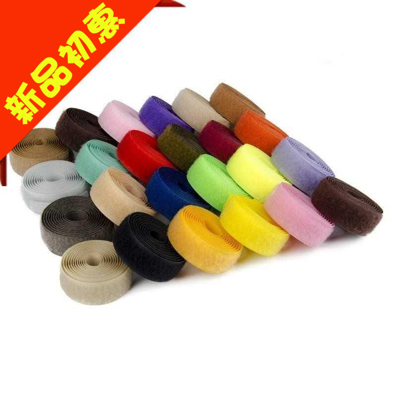 Color adhesive tape with double sides magic tape adhesive clothes accessories felt buckle shoes