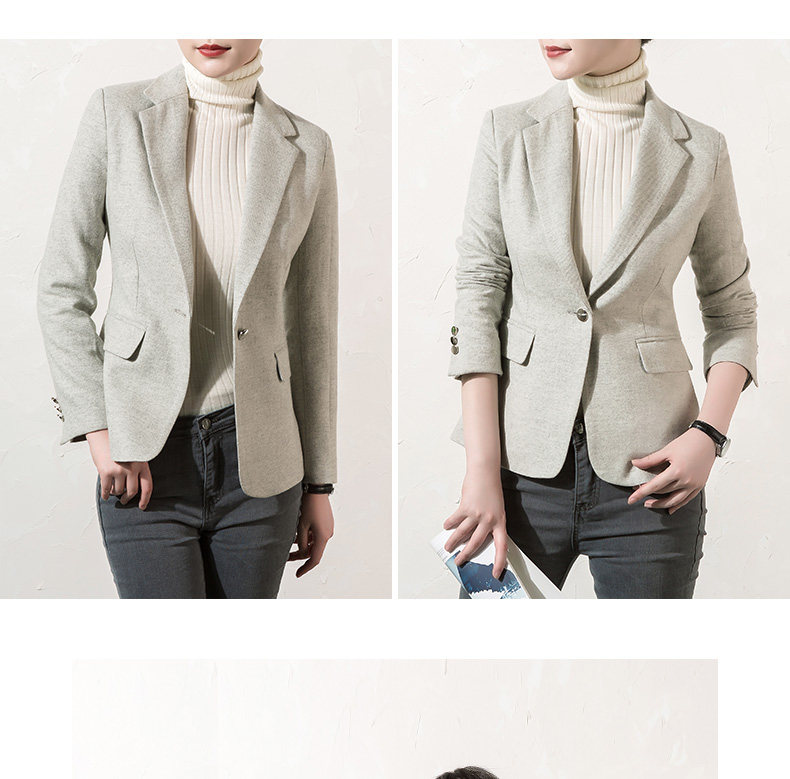 Veste pour femme      en Laine - Ref 3220054 Image 24