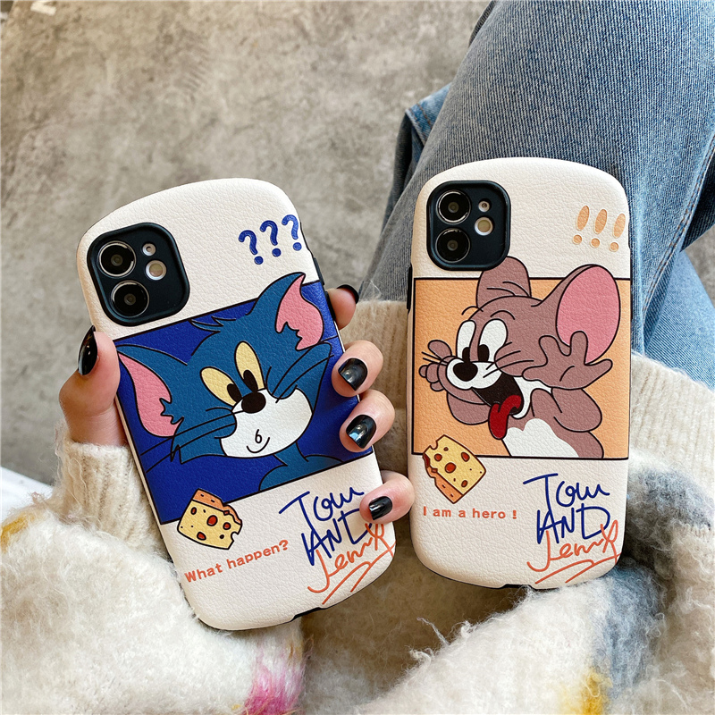 Cat and mouse apply 12Pro Max Apple 11 mobile phone protection shell new x xr xs lovers small brute waist iphone12 men and women 8plus all-bag anti-fall 13p