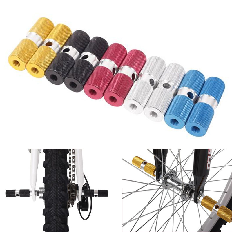 Bag DUUTI aluminium alloy solid rocket cylinder pedalling bike rear wheel foot pedal station footrest backseat footrest