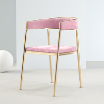 Dressing chair bedroom dressing stool girl Net red back chair makeup stool light luxury makeup chair modern simple