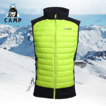 CAMP young and middle-aged mens down jacket Mens autumn and winter light down vest vest ski suit outdoor warm jacket