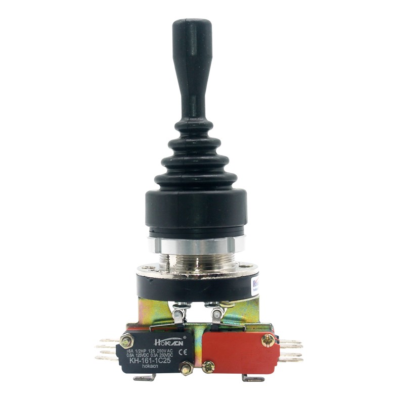 Red open cross switch rocking lever switch HKA1-41QY HKA1-41QZ four to self-self-lock aperture 30MM