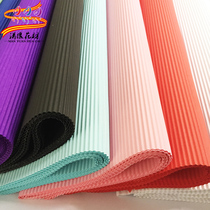 Full edge flower packaging material bouquet gift wrapping paper solid color corrugated paper flower Flower wrapping paper