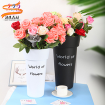 Wake up flower bucket flower arrangement vase flower household flower bucket plastic large flower bucket bucket flower shop flower garden flower bucket
