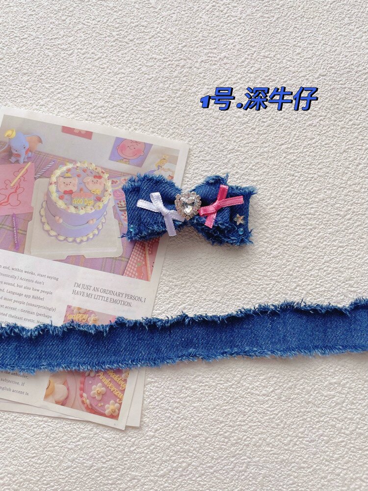 爱买就淘！褶皱丝带宠物发夹，约克夏马尔济斯的时尚新宠💖-发饰-淘宝百科网