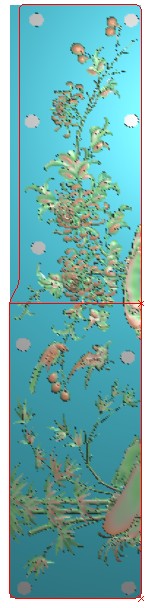 Arhat Baifu Bed Armrest Chrysanthemum Bamboo Sculpture Template Drawing Furniture Decoration Carvings