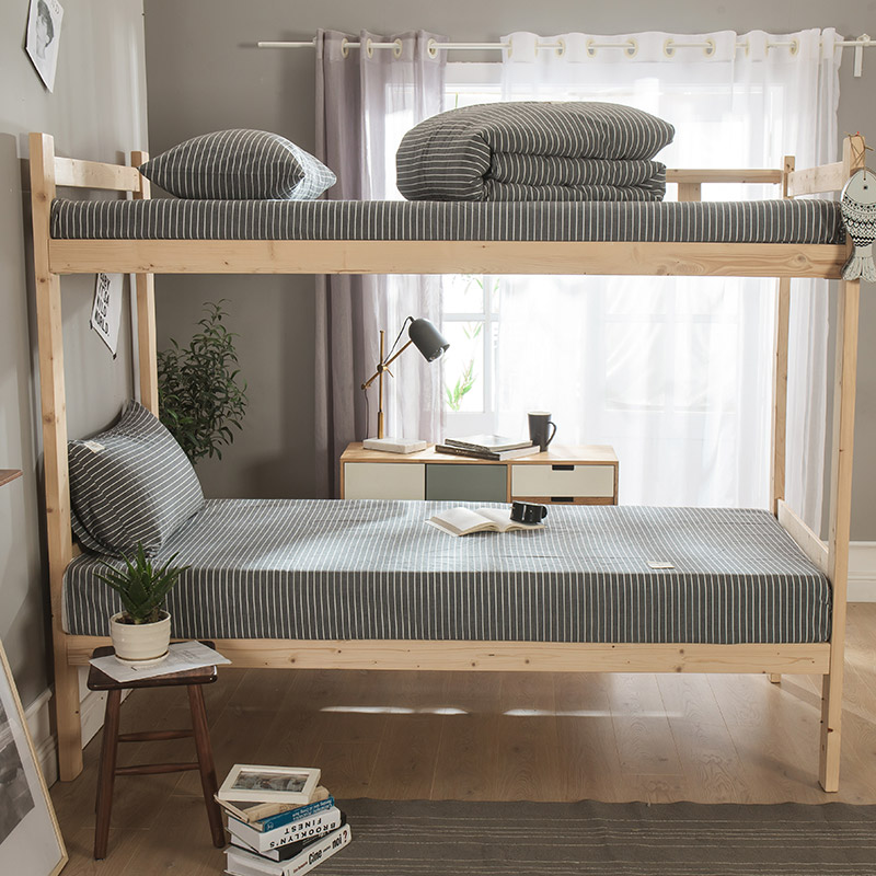High and low bed cotton bed bag Student dormitory bunk bed 1 2 0 9 1 m single piece cotton 1 35m bed cushion cover