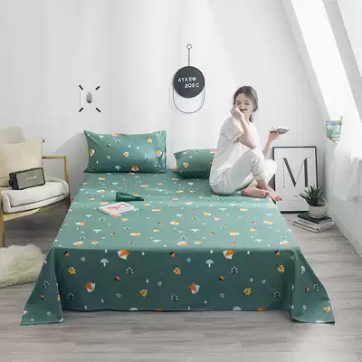 Cotton bed single piece thickened cotton single 1 2m student dormitory double 1 5m 1 8 net red quilt Nordic