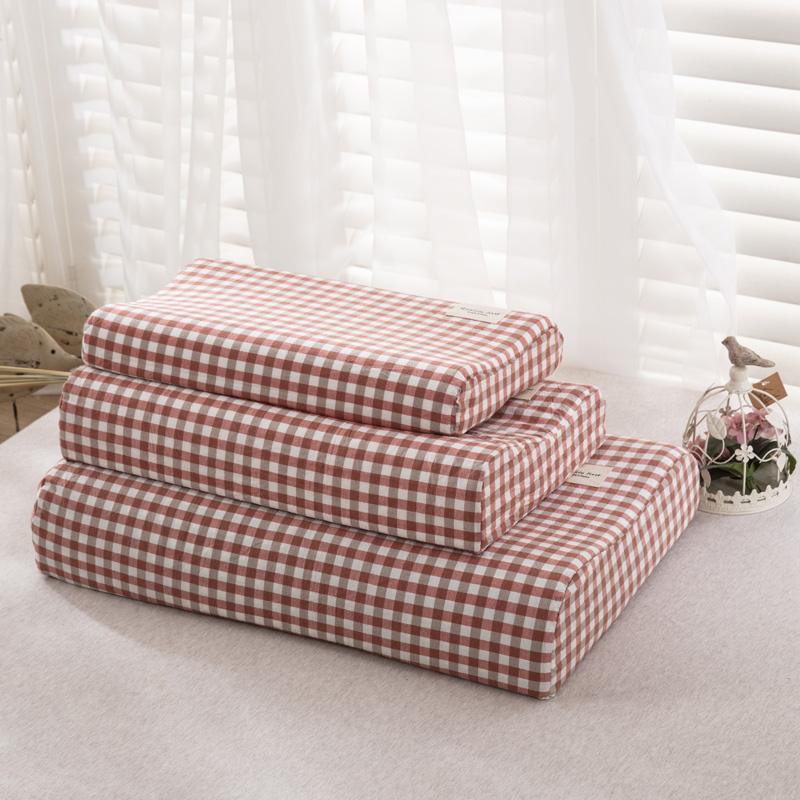 Cotton Latex Pillowcase 50x30 Cotton Single Children's Memory Pillowcase Rubber Pillow Core Cover 60x40